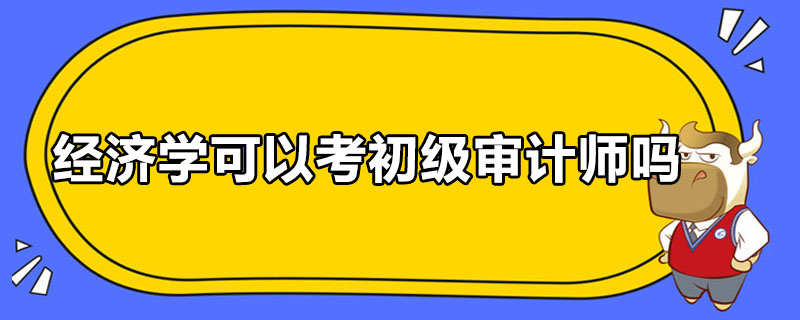 经济学可以考初级审计师吗